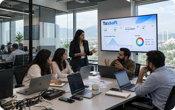 Taxsoft digital economy illustration