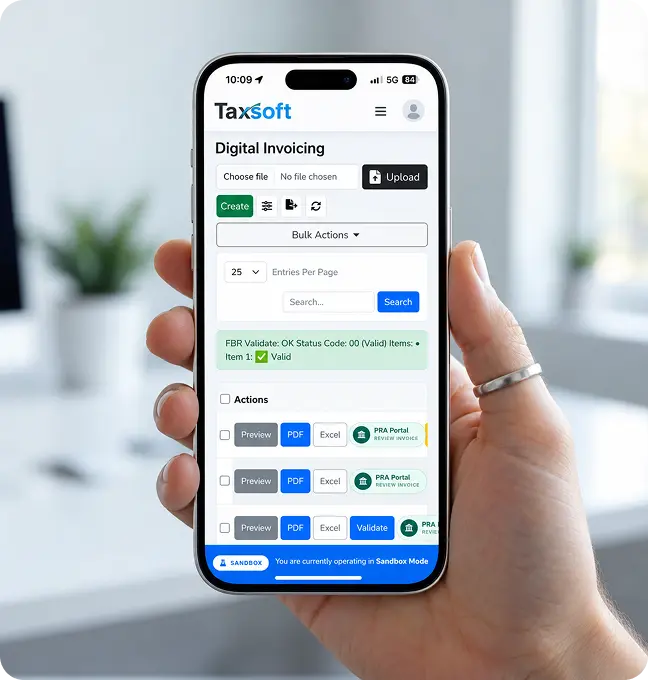 TexSoft app - invoice generation