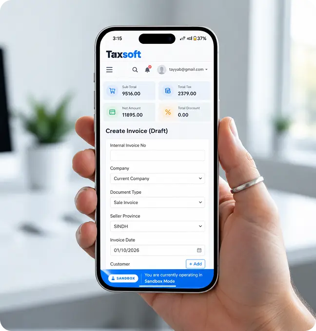 TexSoft app - invoice generation