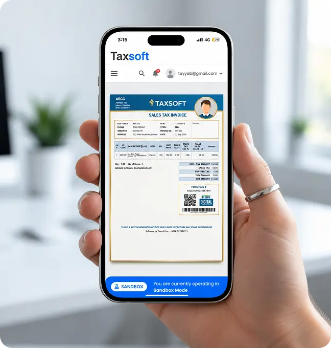 TexSoft app - invoice generation